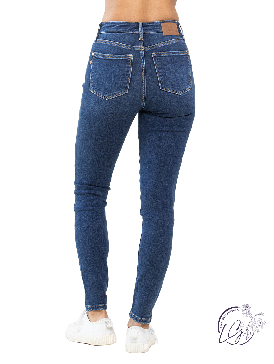 Quinsy High Waist Thermal Skinny By Judy Blue
