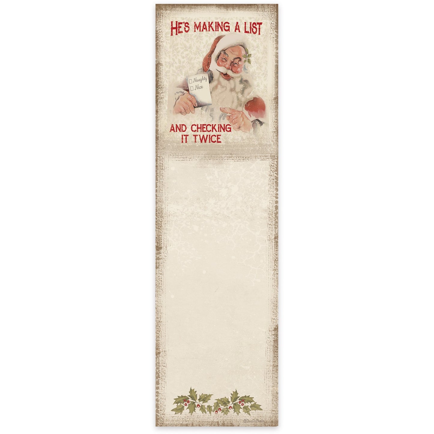 List Pad - Making A List