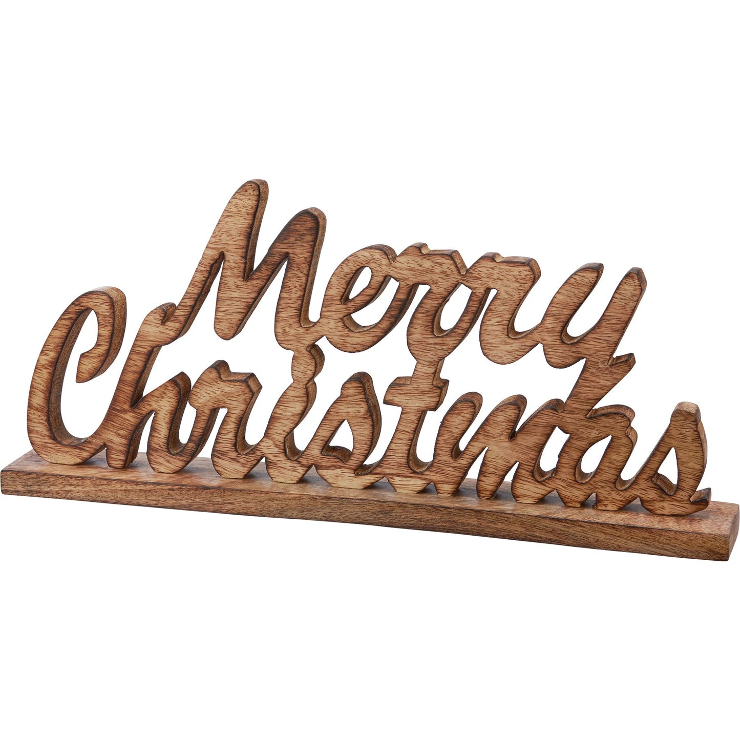 Merry Christmas Wood Sitter