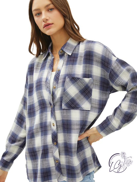 Love You More Flannel Shirt