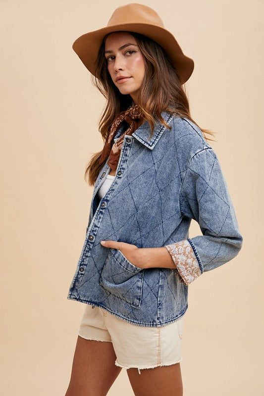 Ranch Road Quilted Denim Jacket