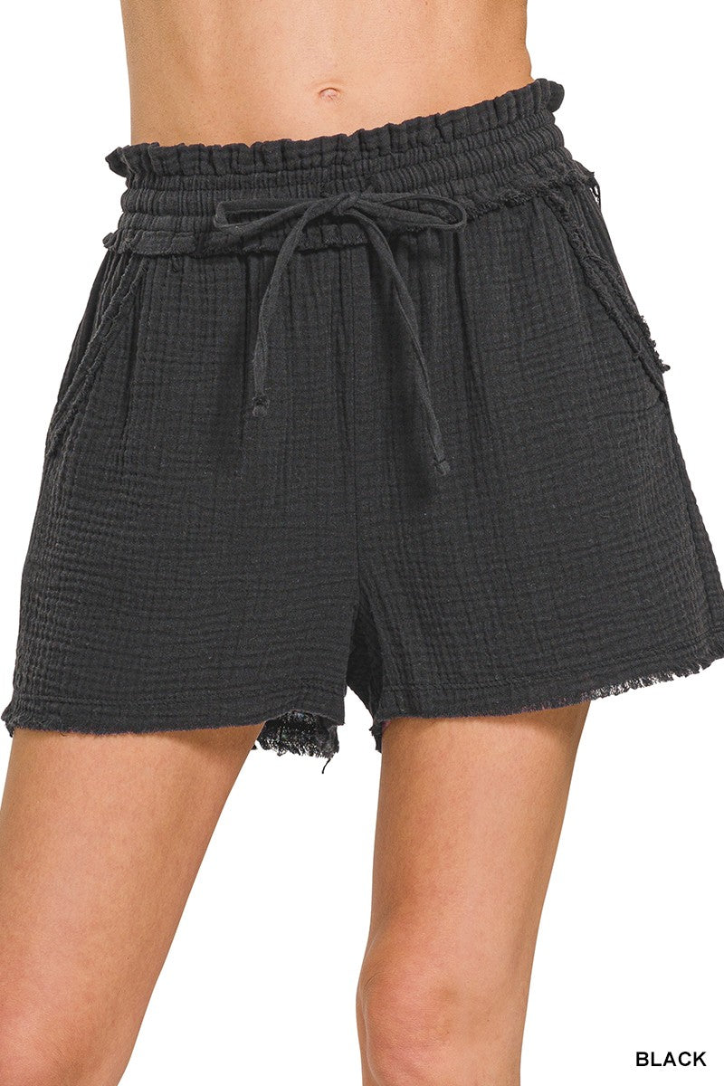 Time Hushes Drawstring Shorts