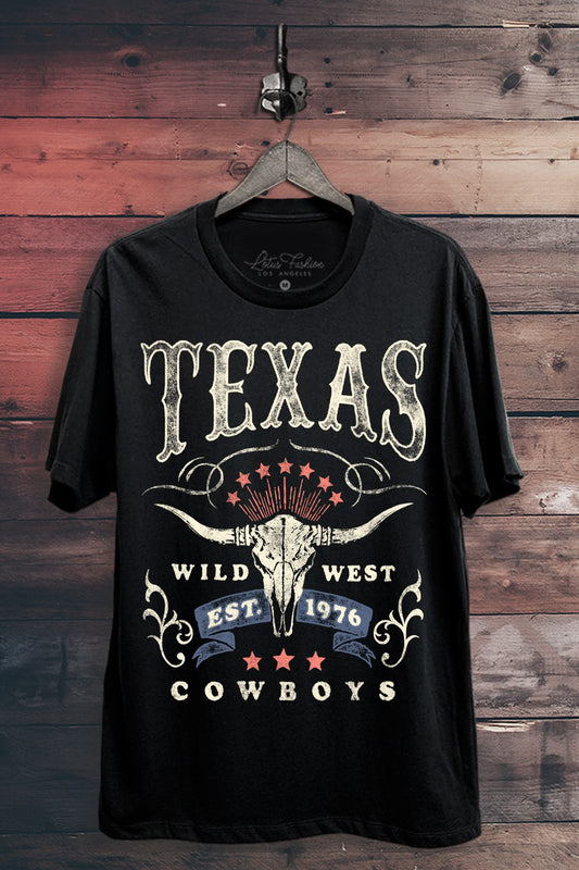 Texas Cowboys Graphic Top