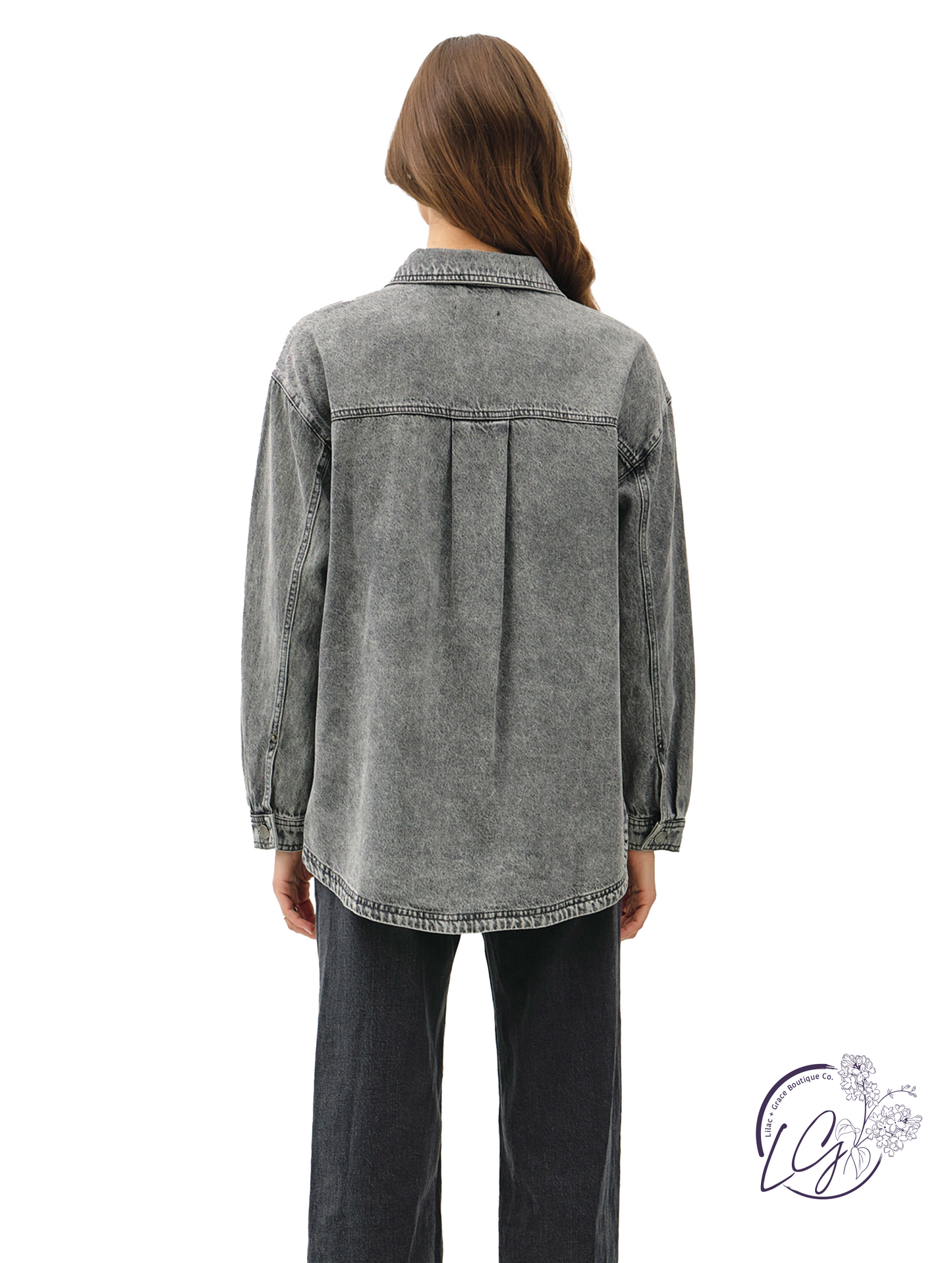 Pure Joy Tencel Shacket