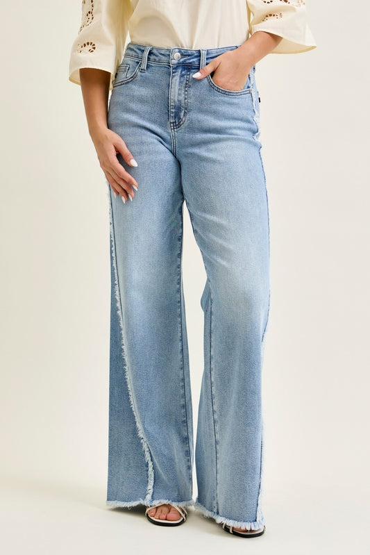Maple High Rise Retro Wide Leg by Judy Blue