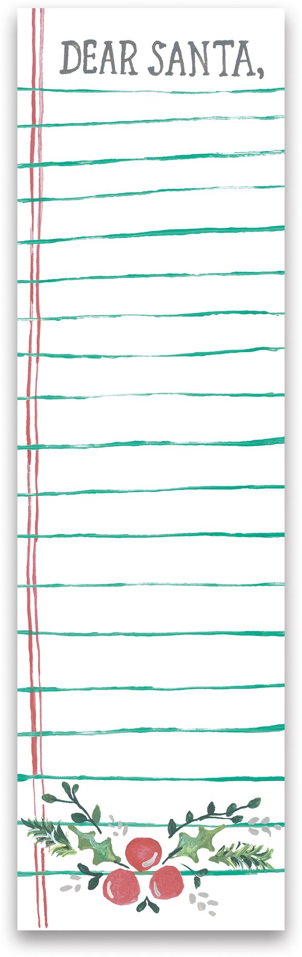 Dear Santa List Pad