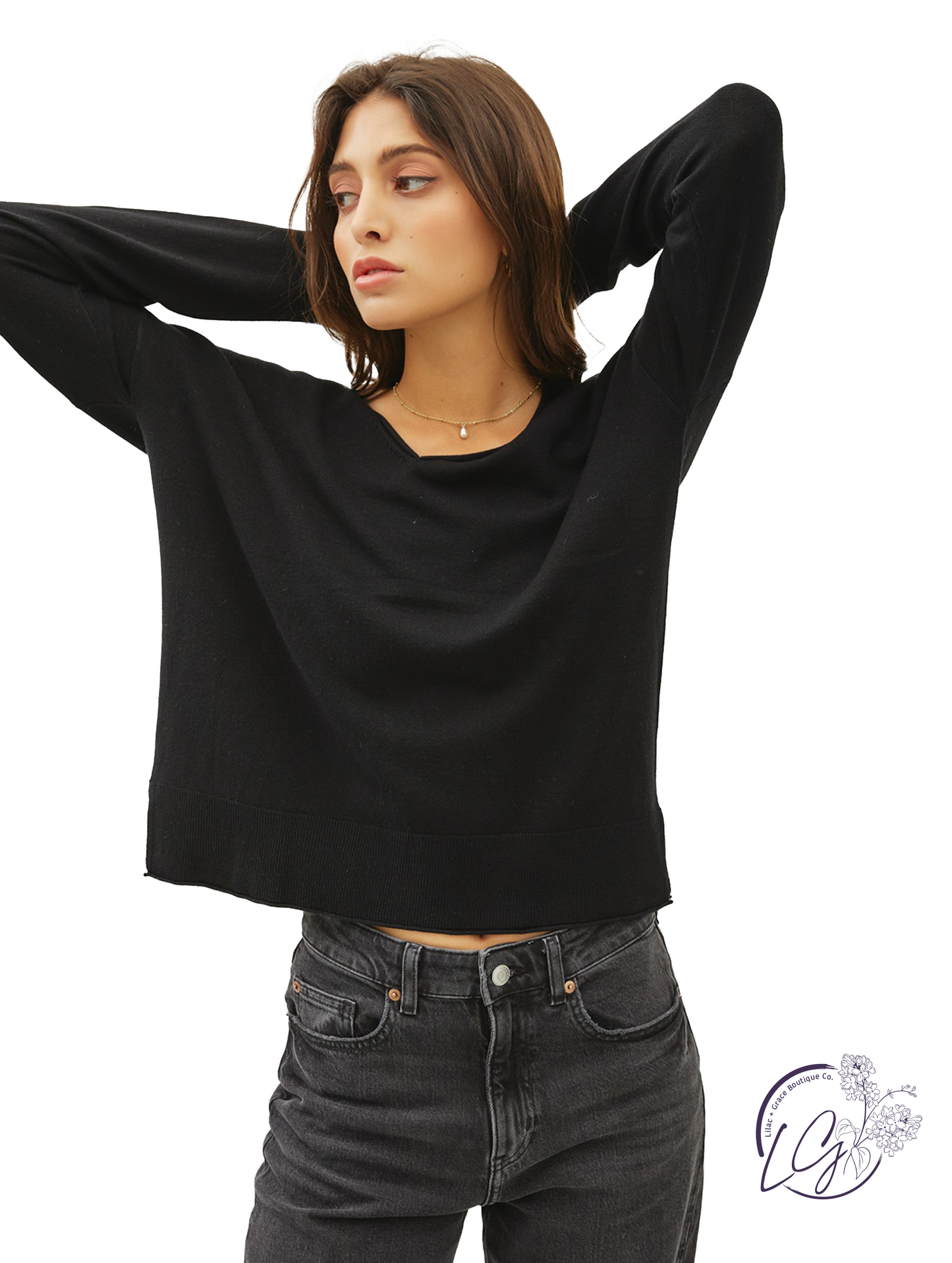 Keep Moving Forward V-Neck Sweater