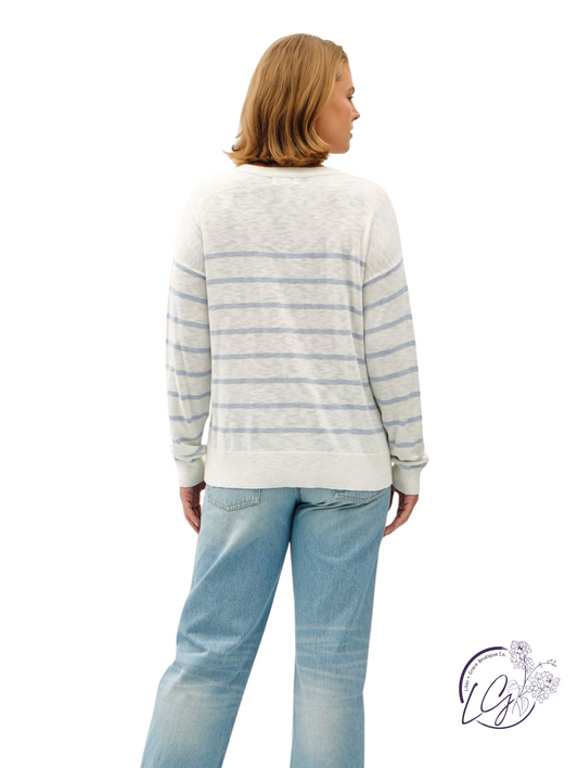 Curvy Veil of Dusk Sweater