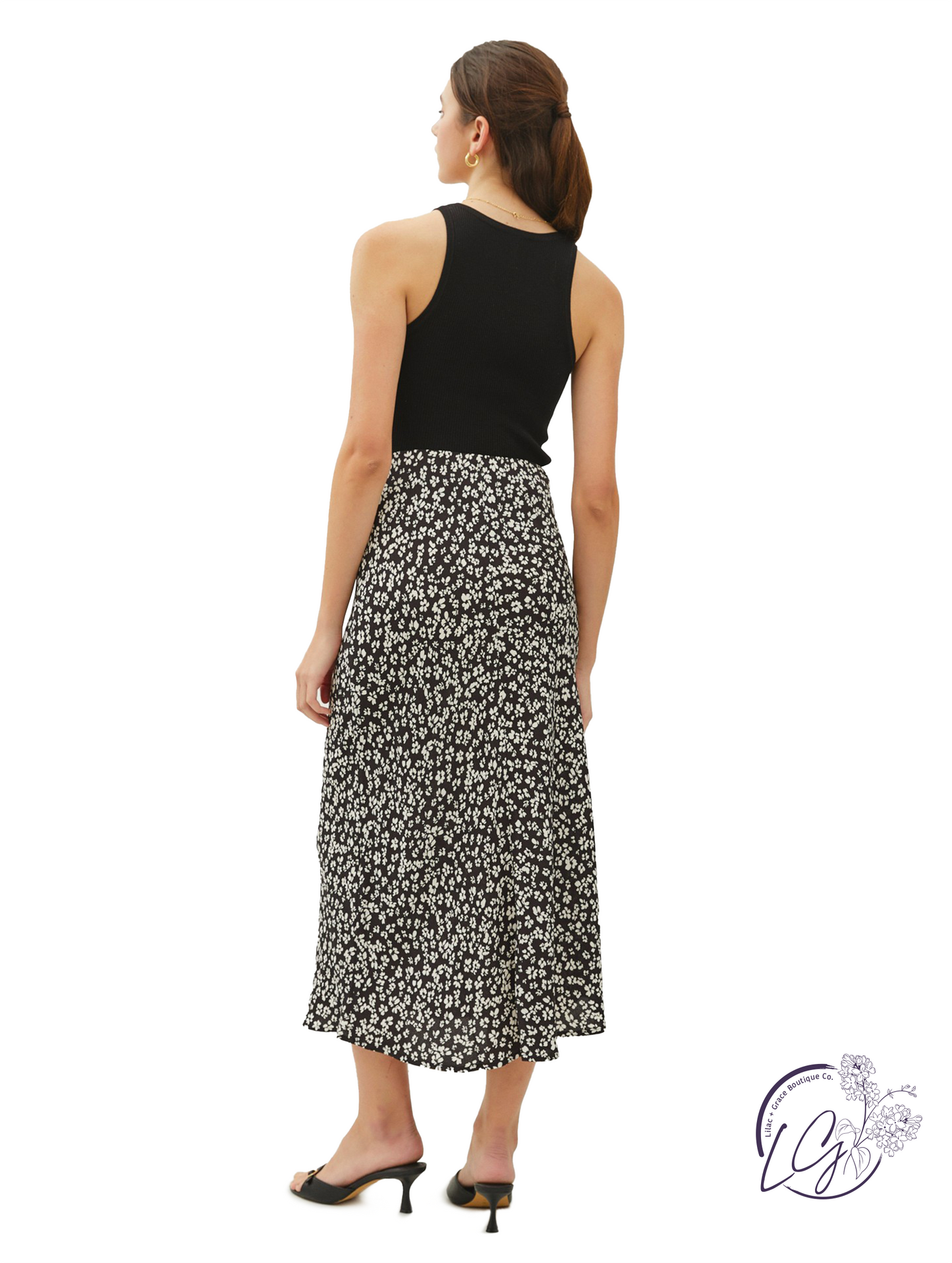 Springtime Serenade Midi Skirt