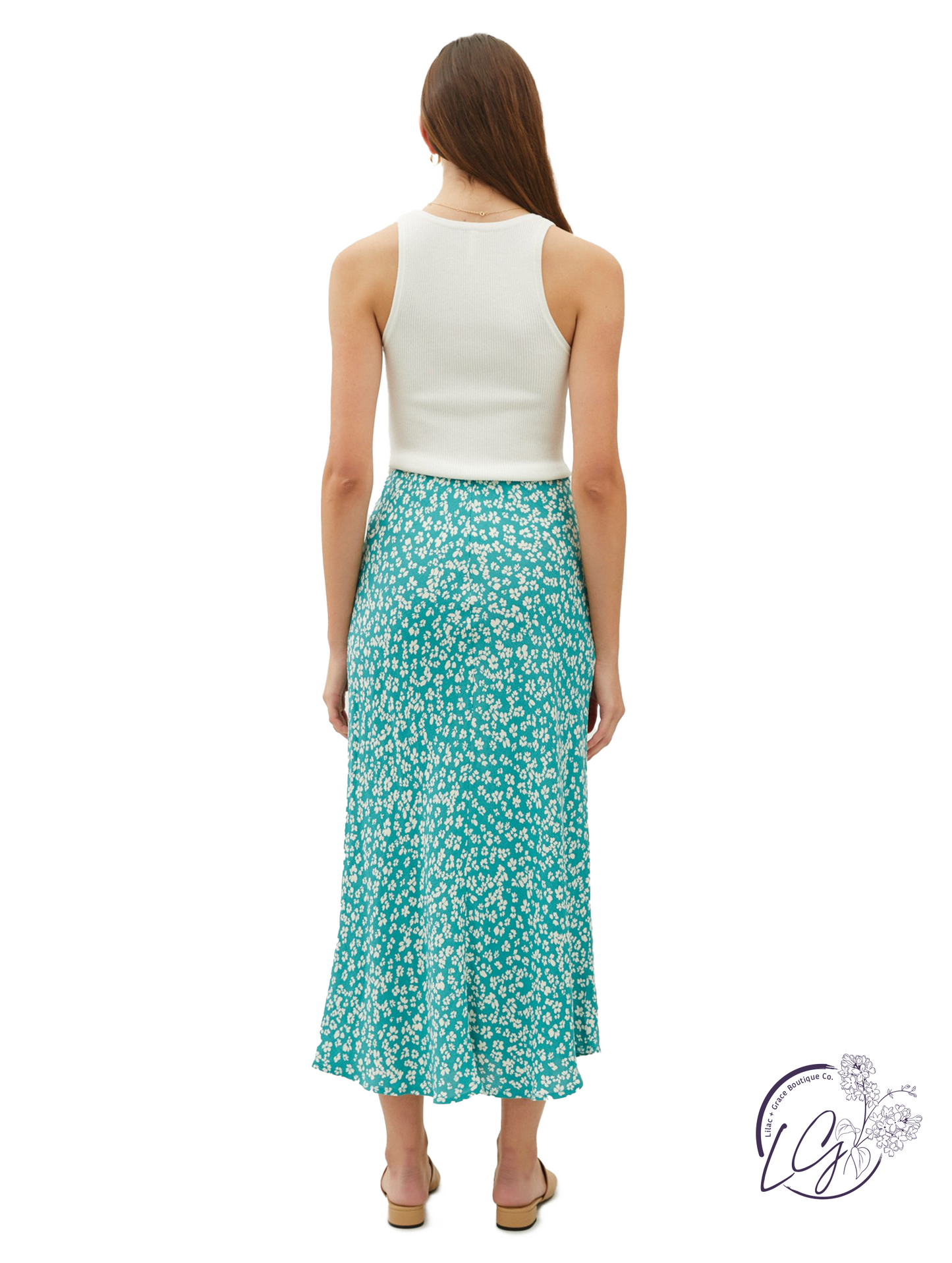 Springtime Serenade Midi Skirt