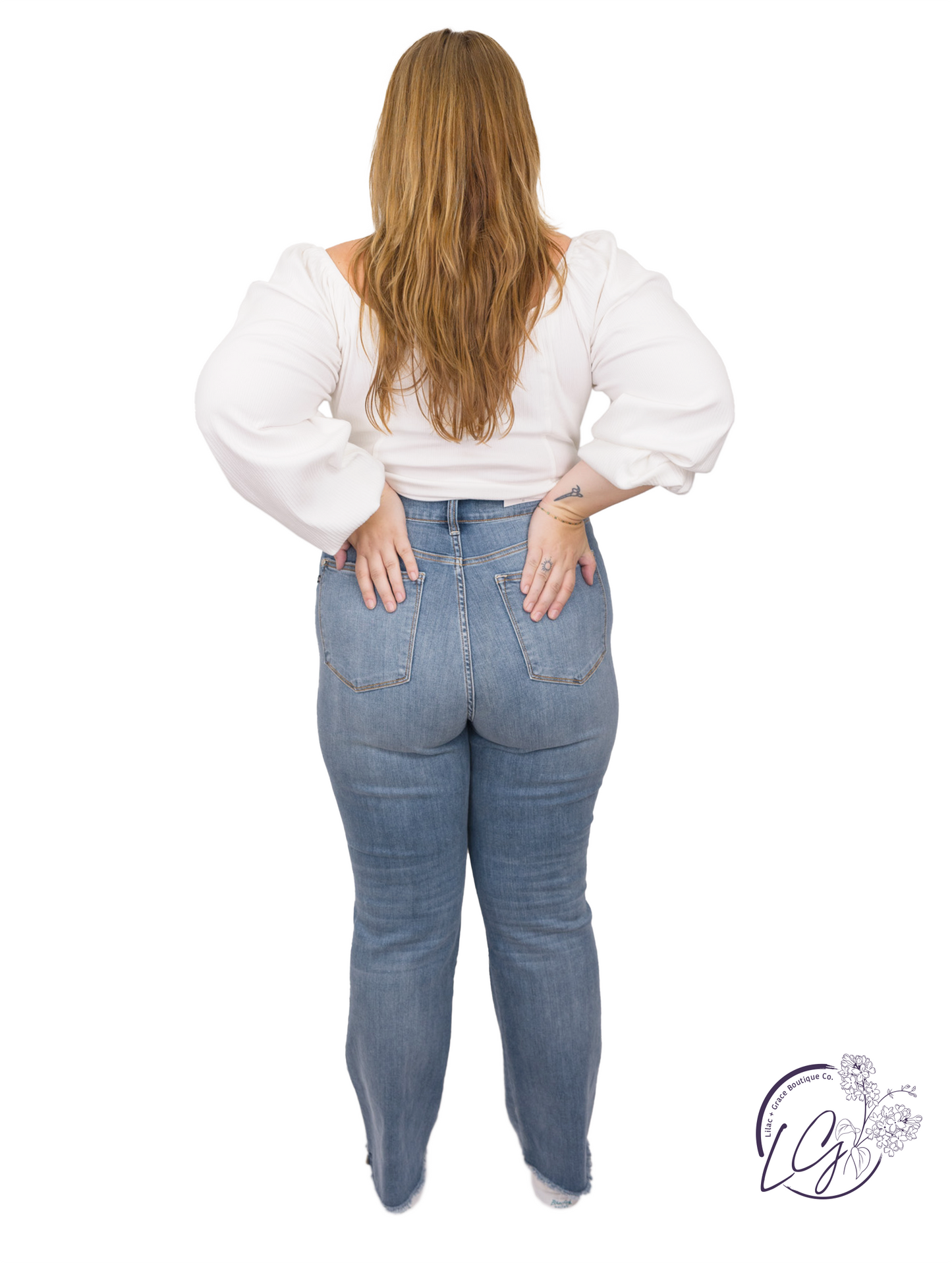 Curvy Victoria Dad Jean Straight By Judy Blue