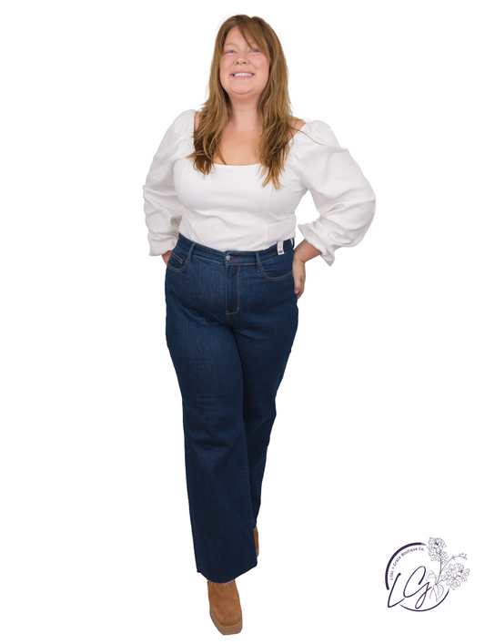 Curvy Nadia High Waist Straight Leg By Judy Blue