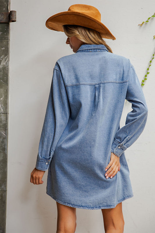 Bluebell Stitch Mini Dress