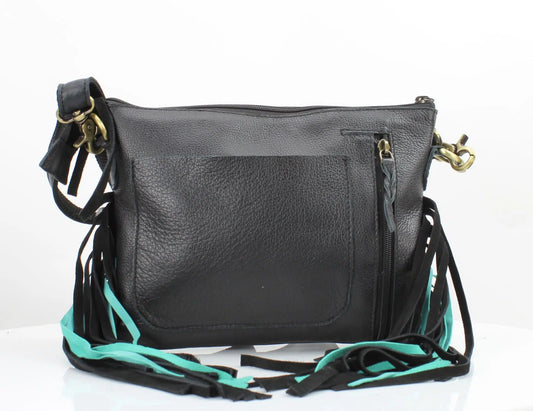 Turquoise Trail Fringe Crossbody
