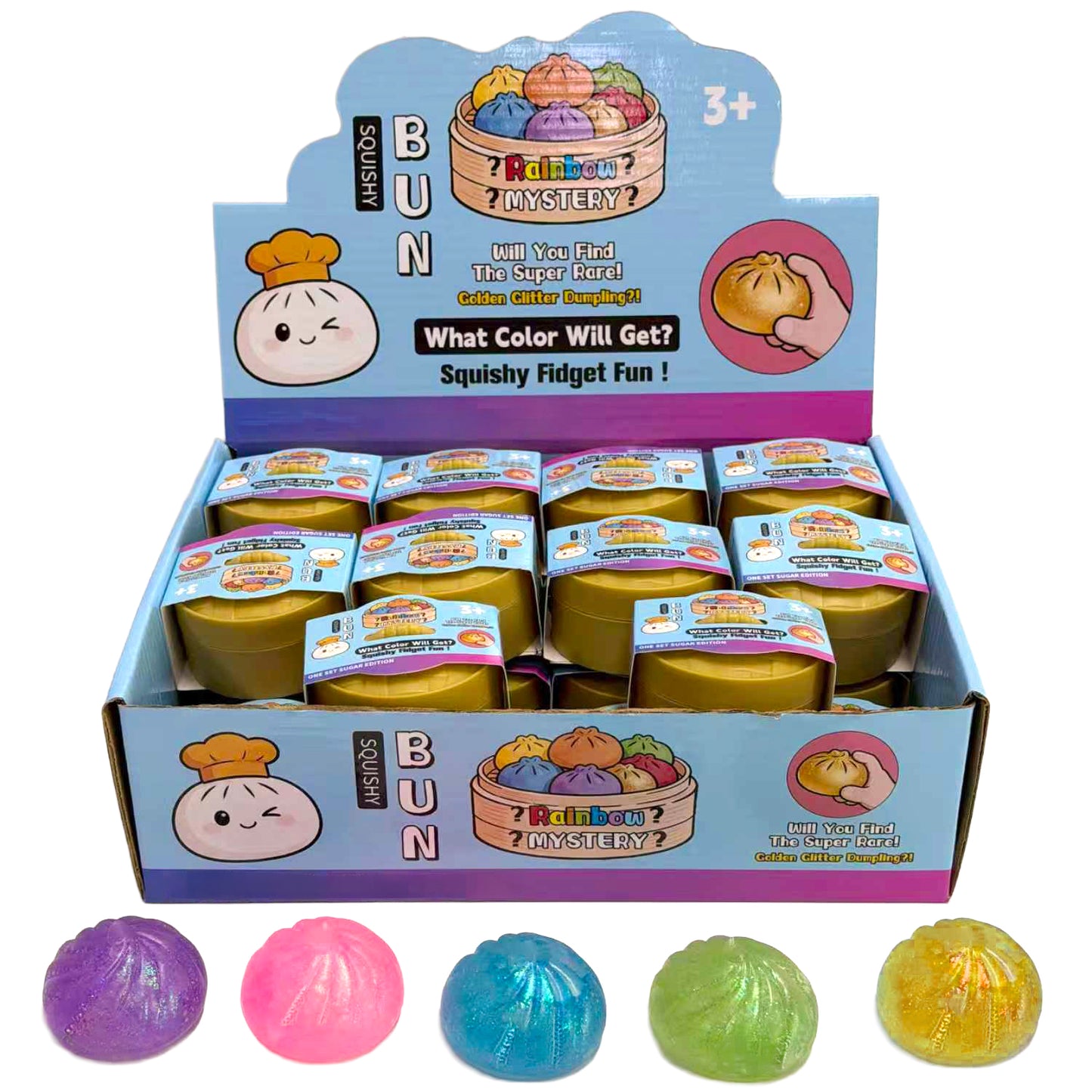 Glitter Rainbow Mystery Dumpling