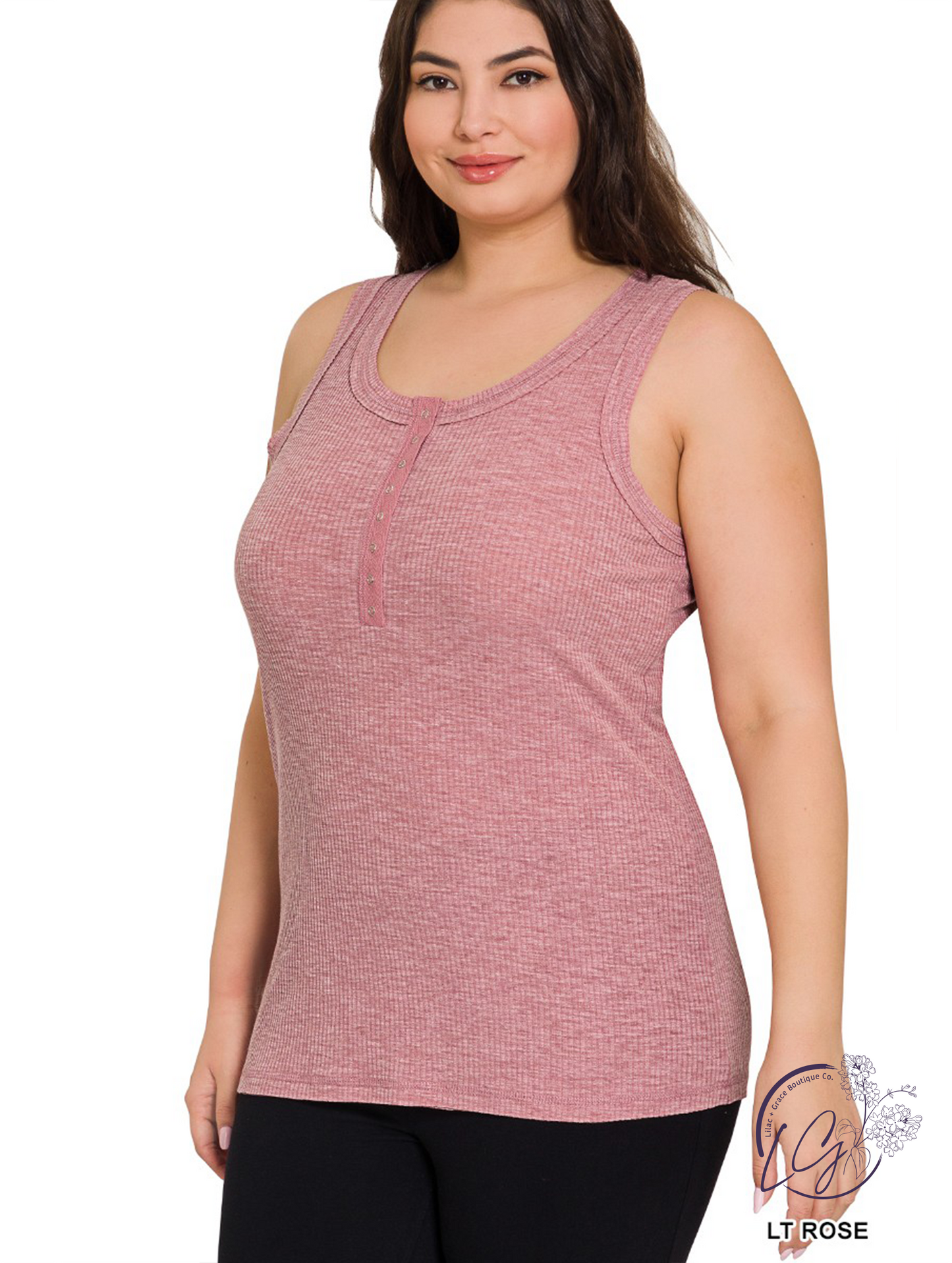 Curvy Contour Button-Up