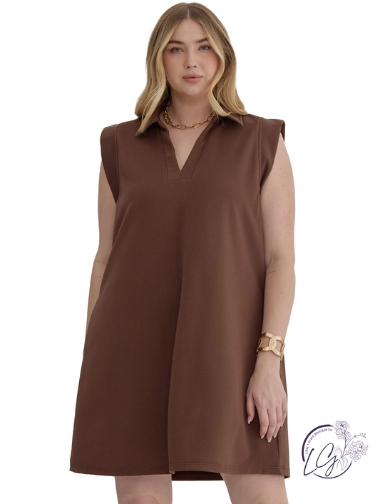 Curvy Rivets And Tide Mini Dress