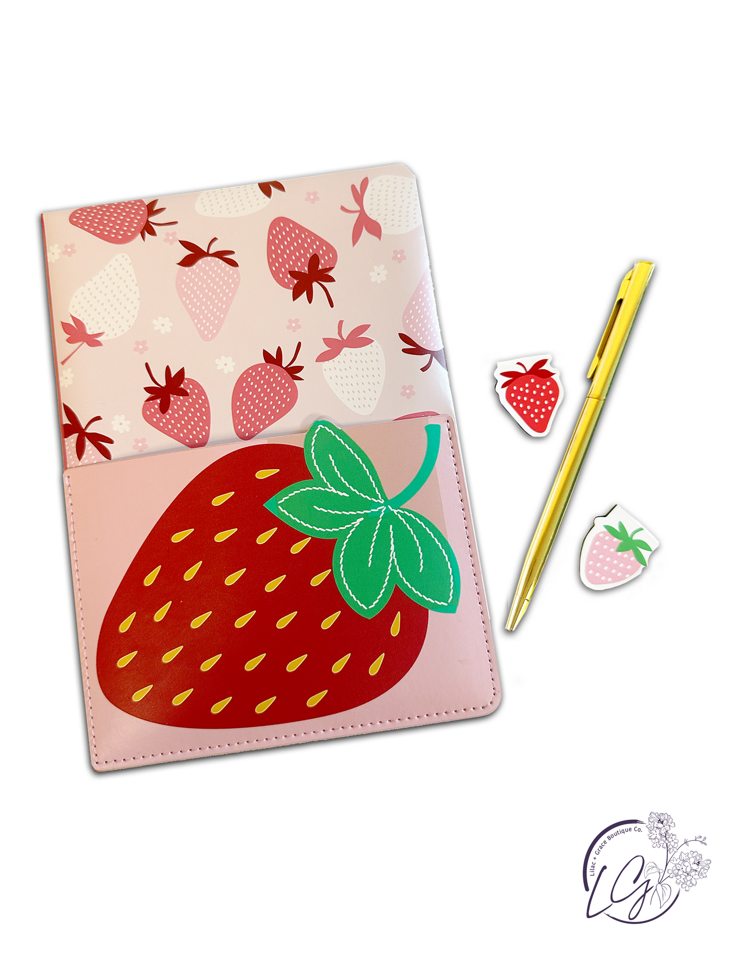 Strawberry Pocket Journal