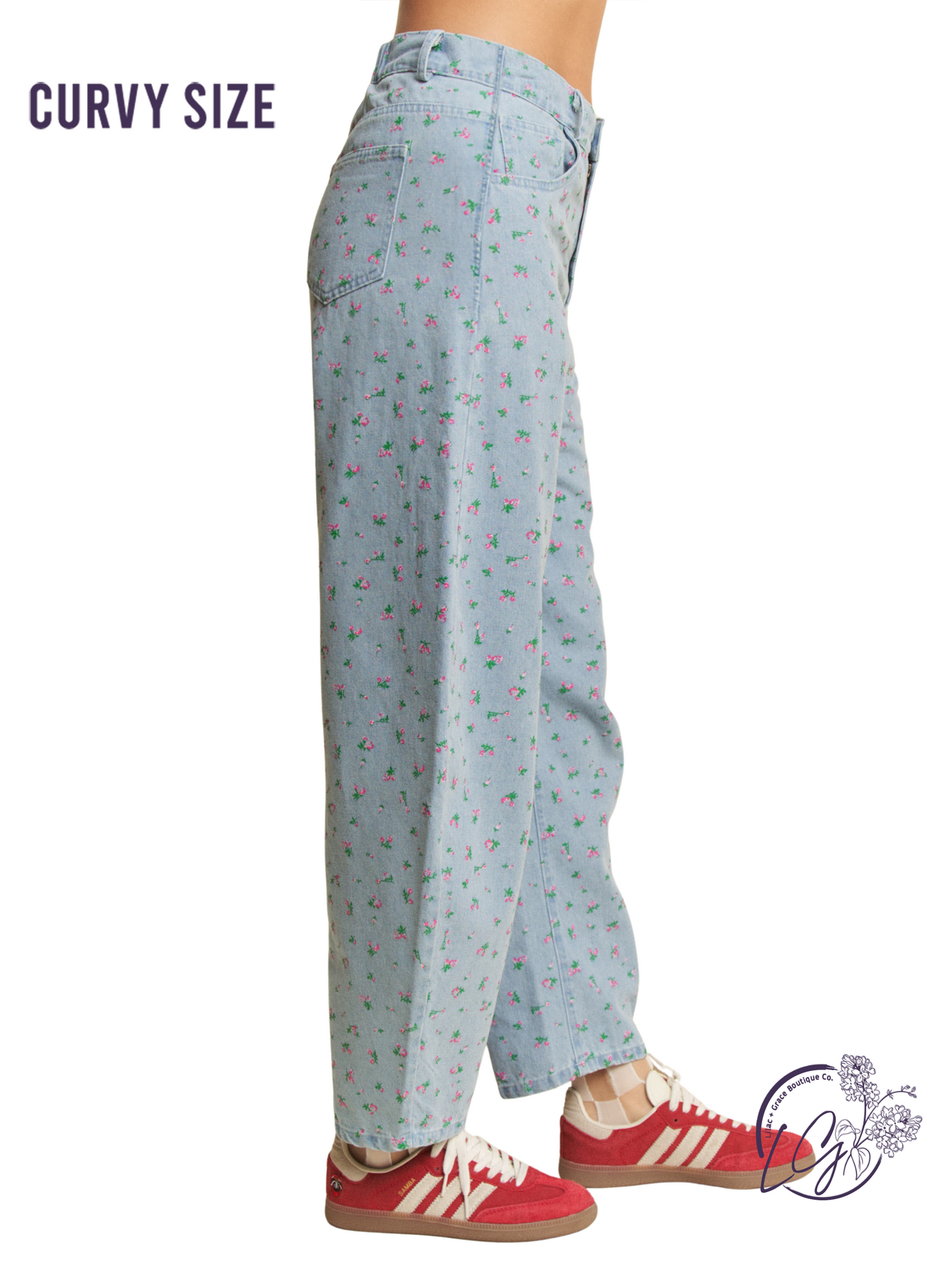 Curvy Run the Show Barrel Pants