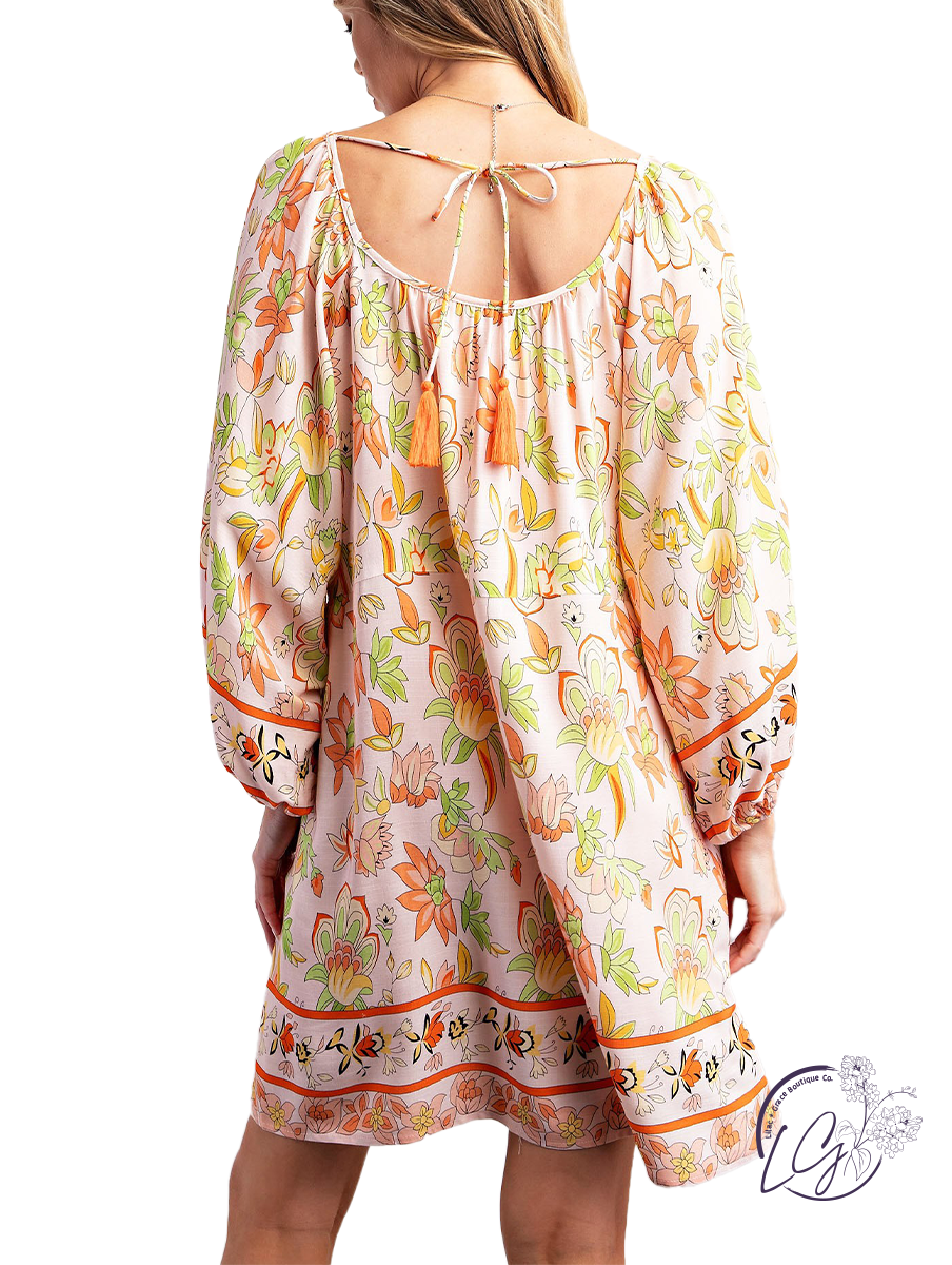 Radiant Edge Babydoll Dress