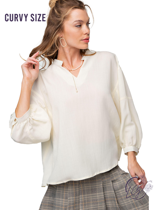 Curvy Sandhaven Bubble Top