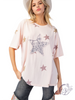 Worn Skies Star Top