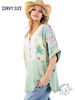 Curvy Dayworn Garden Squares Tunic