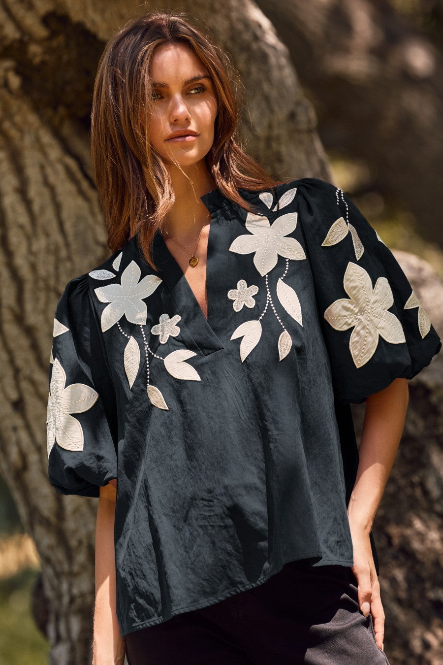 Curvy Flourish & Flow Top