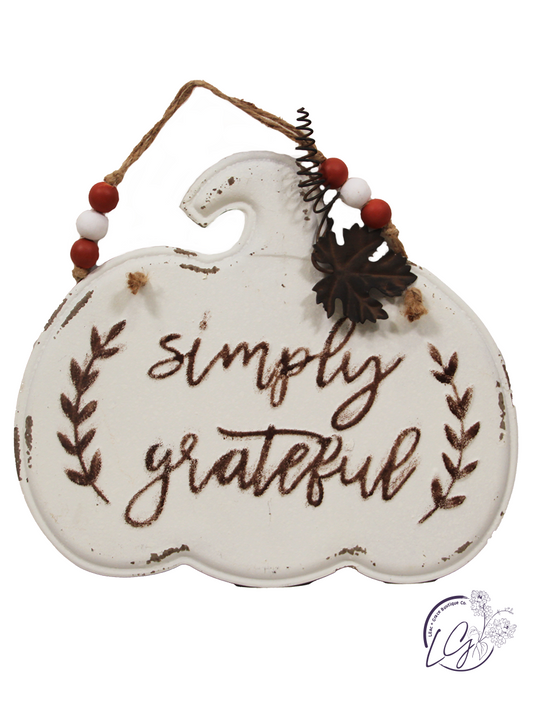 Rustic Fall Greeting Pump