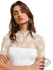 Floating Veils Mesh Top