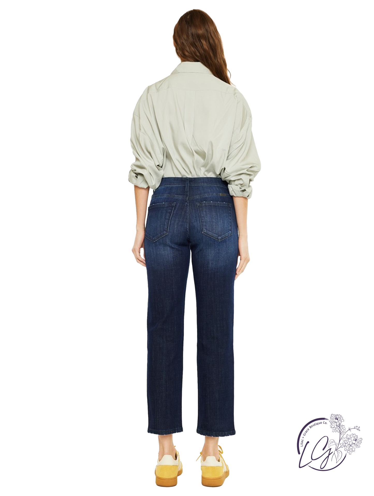 Siena Mid-Rise Boyfriend Jeans by Kan Can