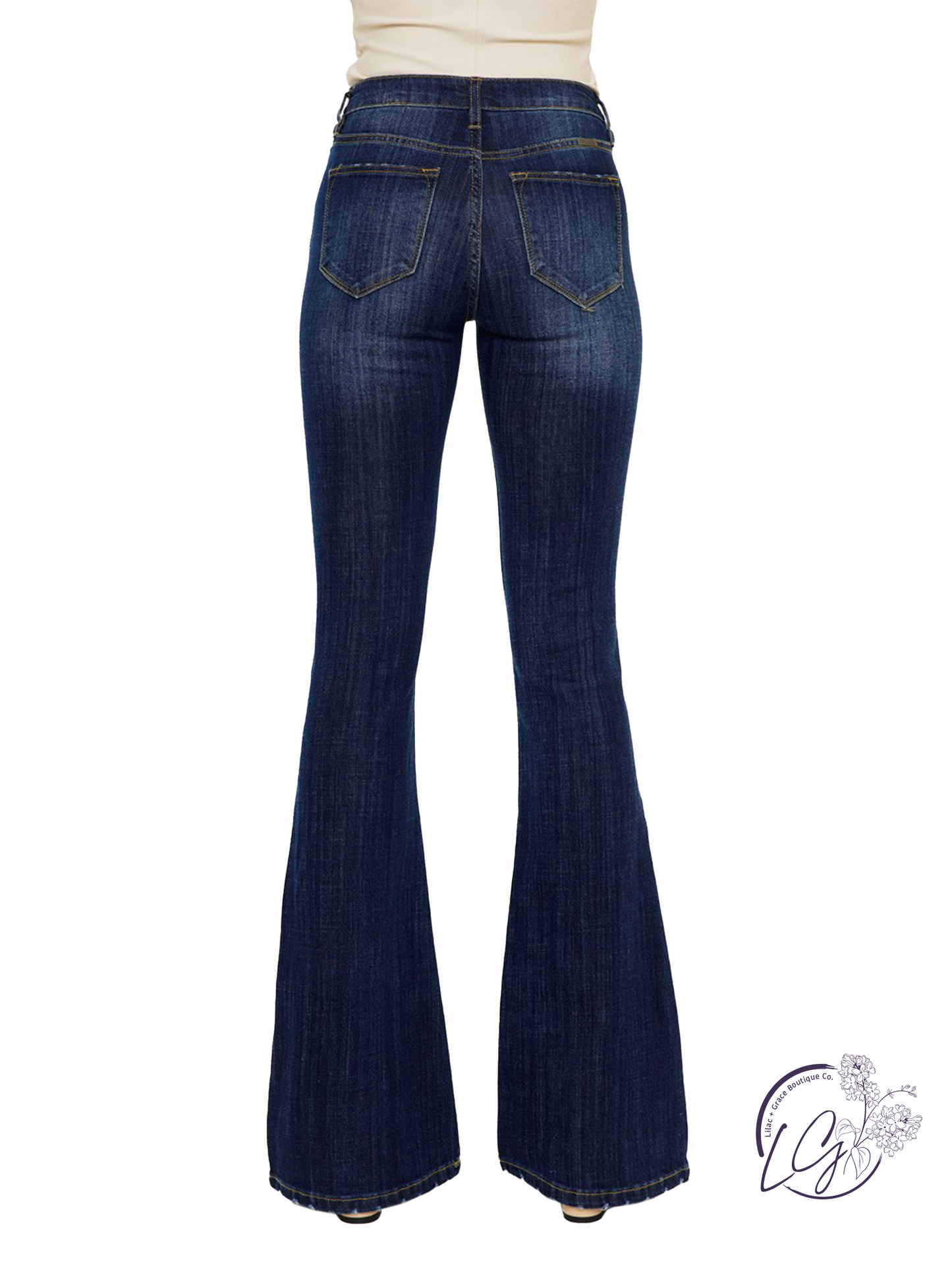 Effie Mid Rise Flare Jeans by KanCan