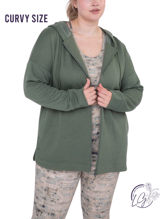 Curvy Power Move Hoodie