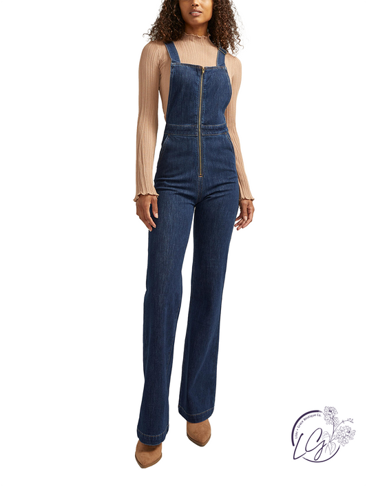 Donna 70s Flare Leg Overalls by Silver Jeans