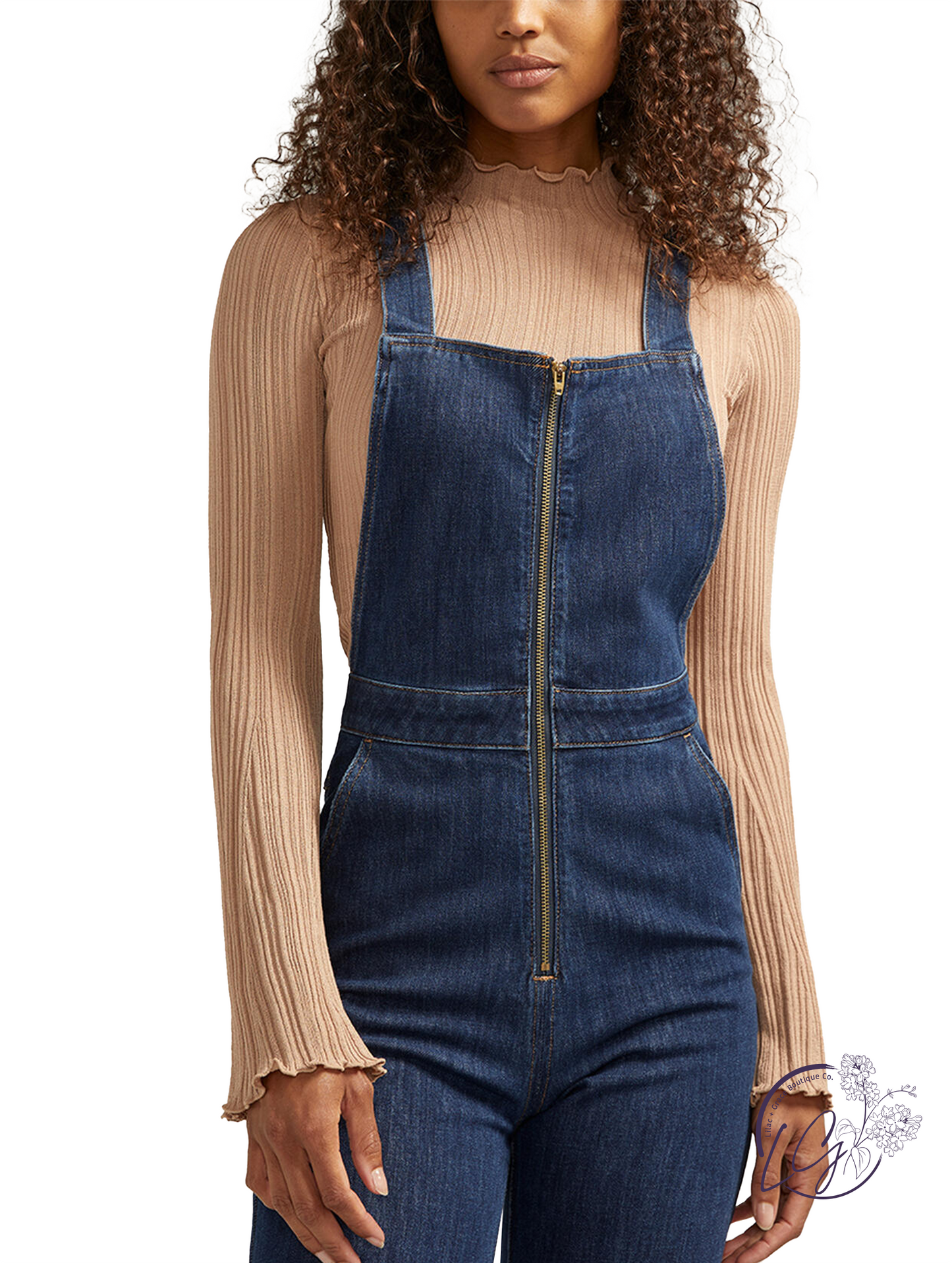 Donna 70s Flare Leg Overalls by Silver Jeans