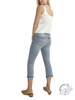 Penny Suki Mid Rise Capri by Silver Jeans