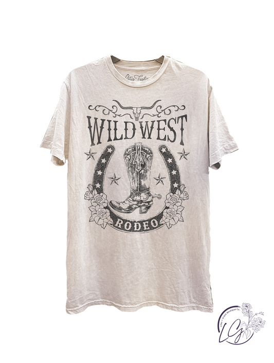 Wild West Rodeo Graphic Top