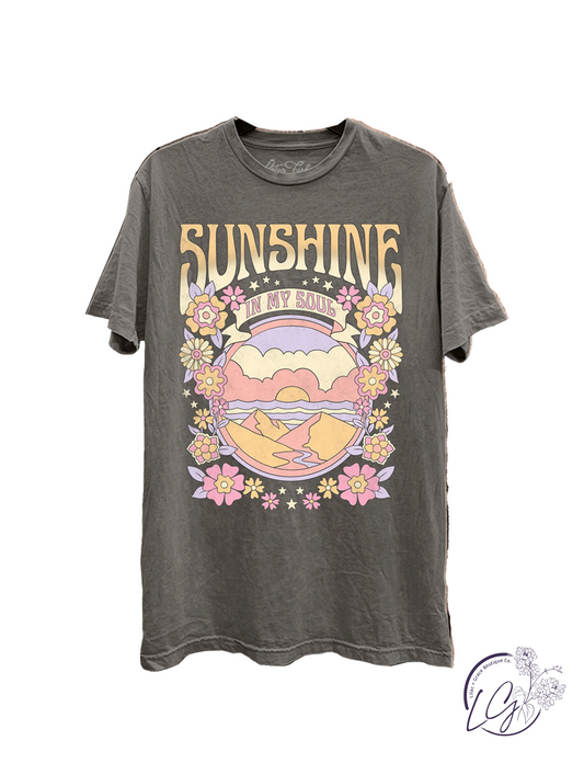 Sunshine In My Soul Vintage Graphic Tee
