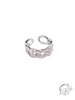 Elegant Silver Chain Ring
