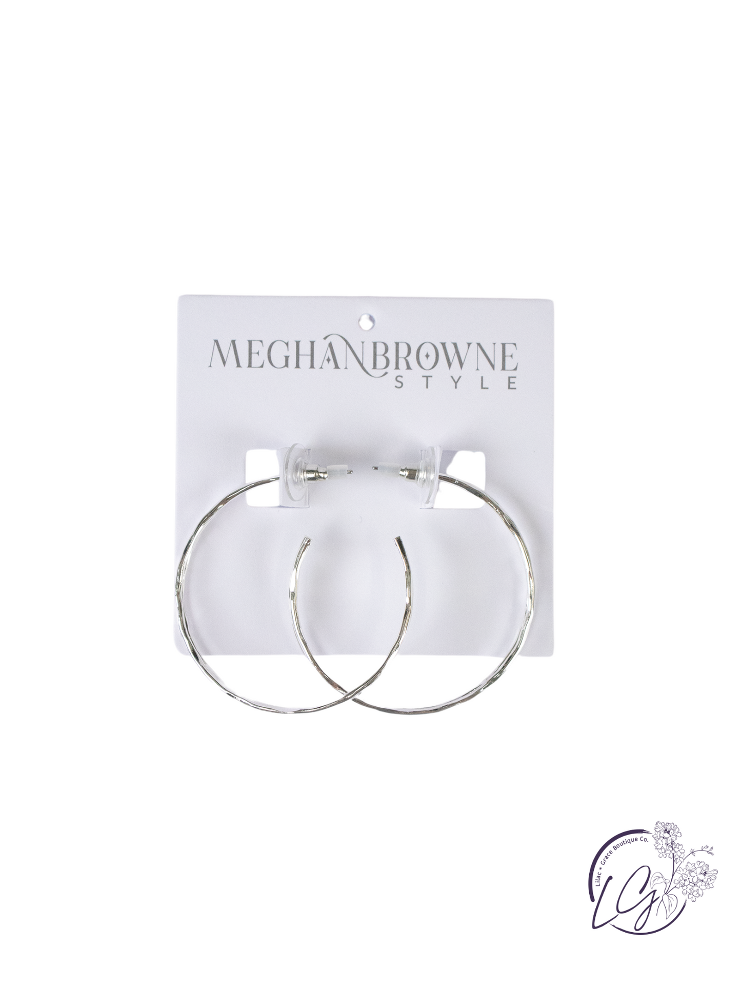 Nerisa Hammered Hoop Earrings