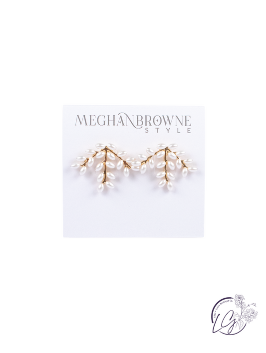 Phar Gold Pearl Earrings