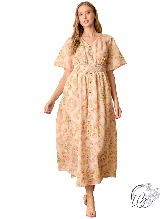 Green Meets The Sun Dress