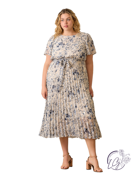 Curvy Chilly Mornings Fade Dress