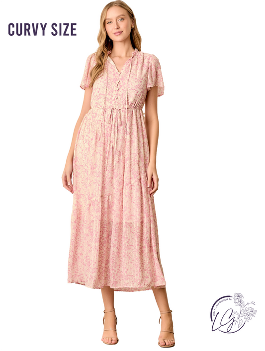 Curvy Handmade Beauty Glows Dress