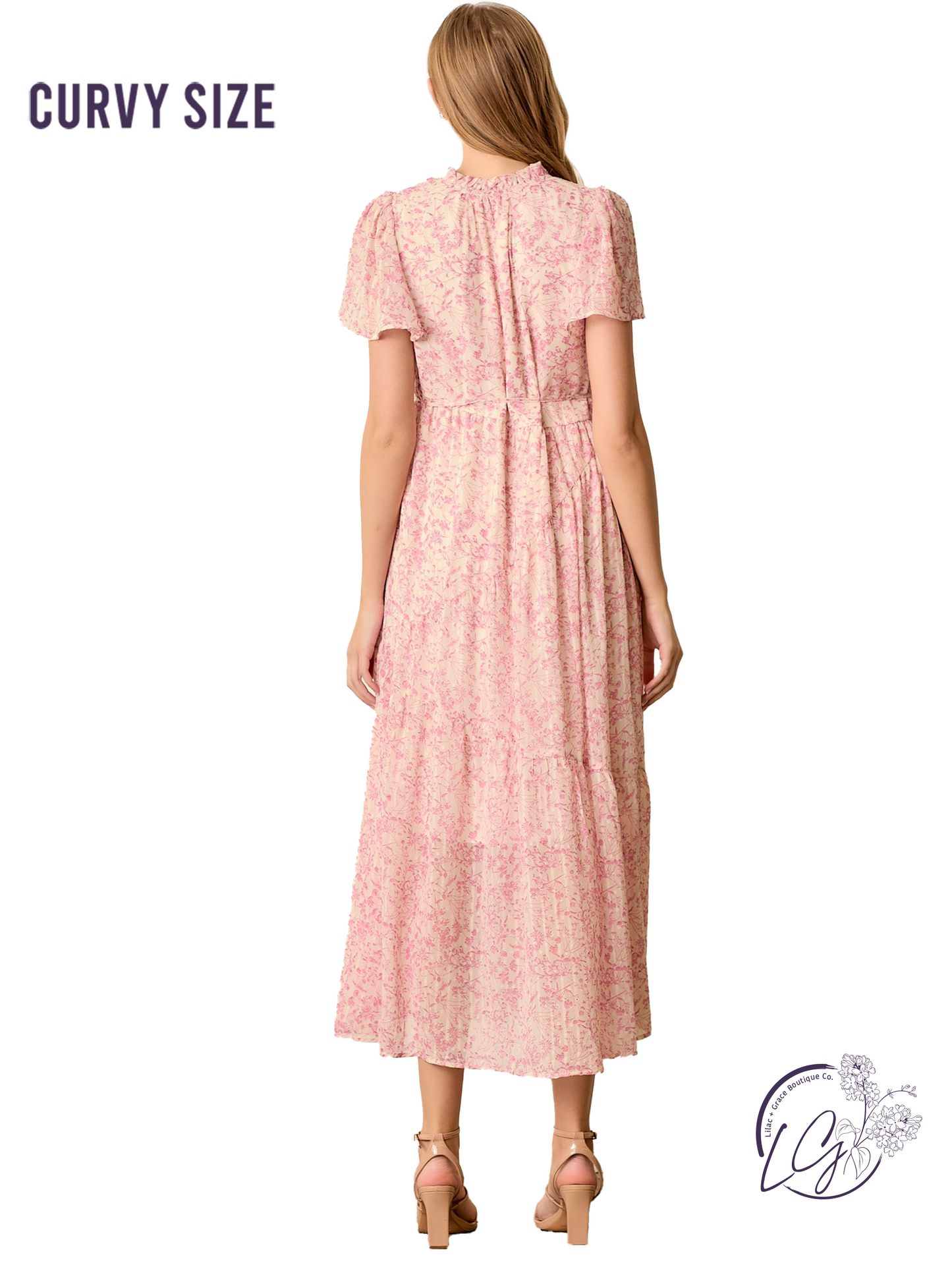 Curvy Handmade Beauty Glows Dress