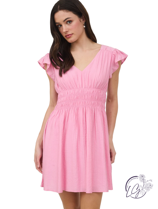 Light Stirred Mini Dress