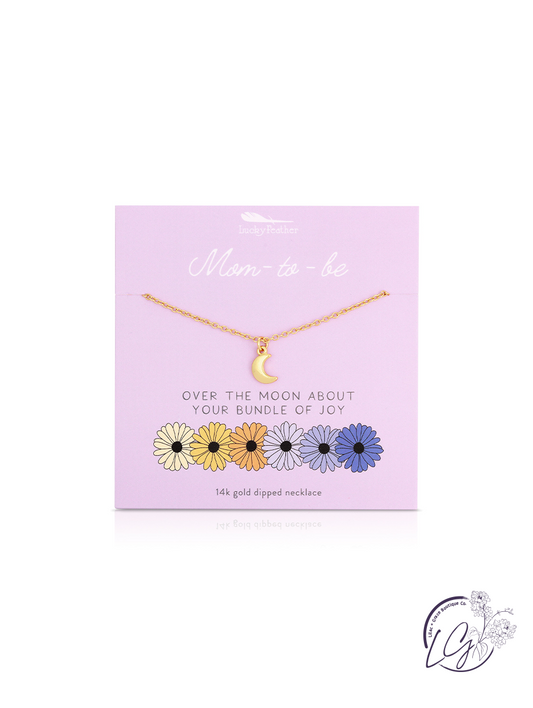 Mom-to-Be Over the Moon Necklace