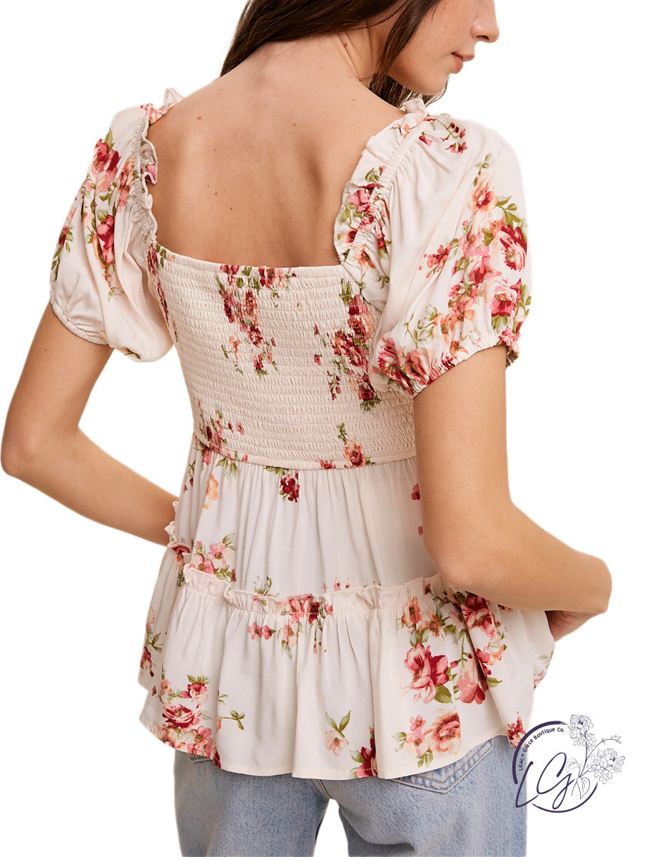Just In Time Baby doll Top