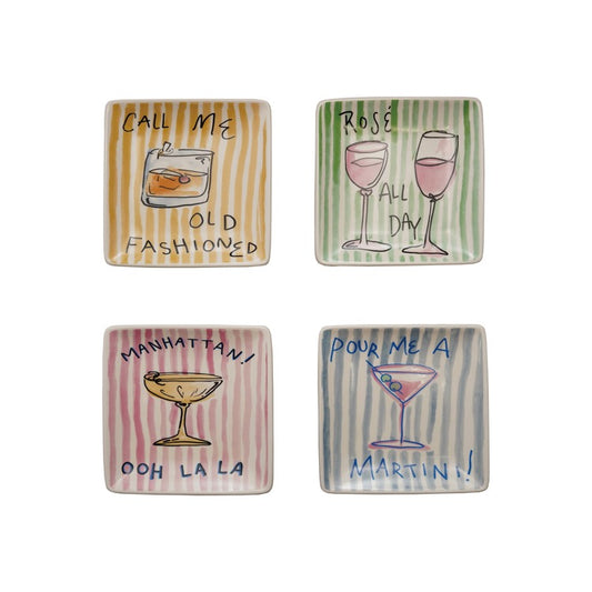 Stoneware Plate With Saying