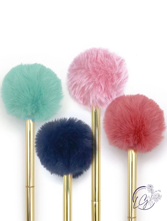 Pom Pom Metal Pen